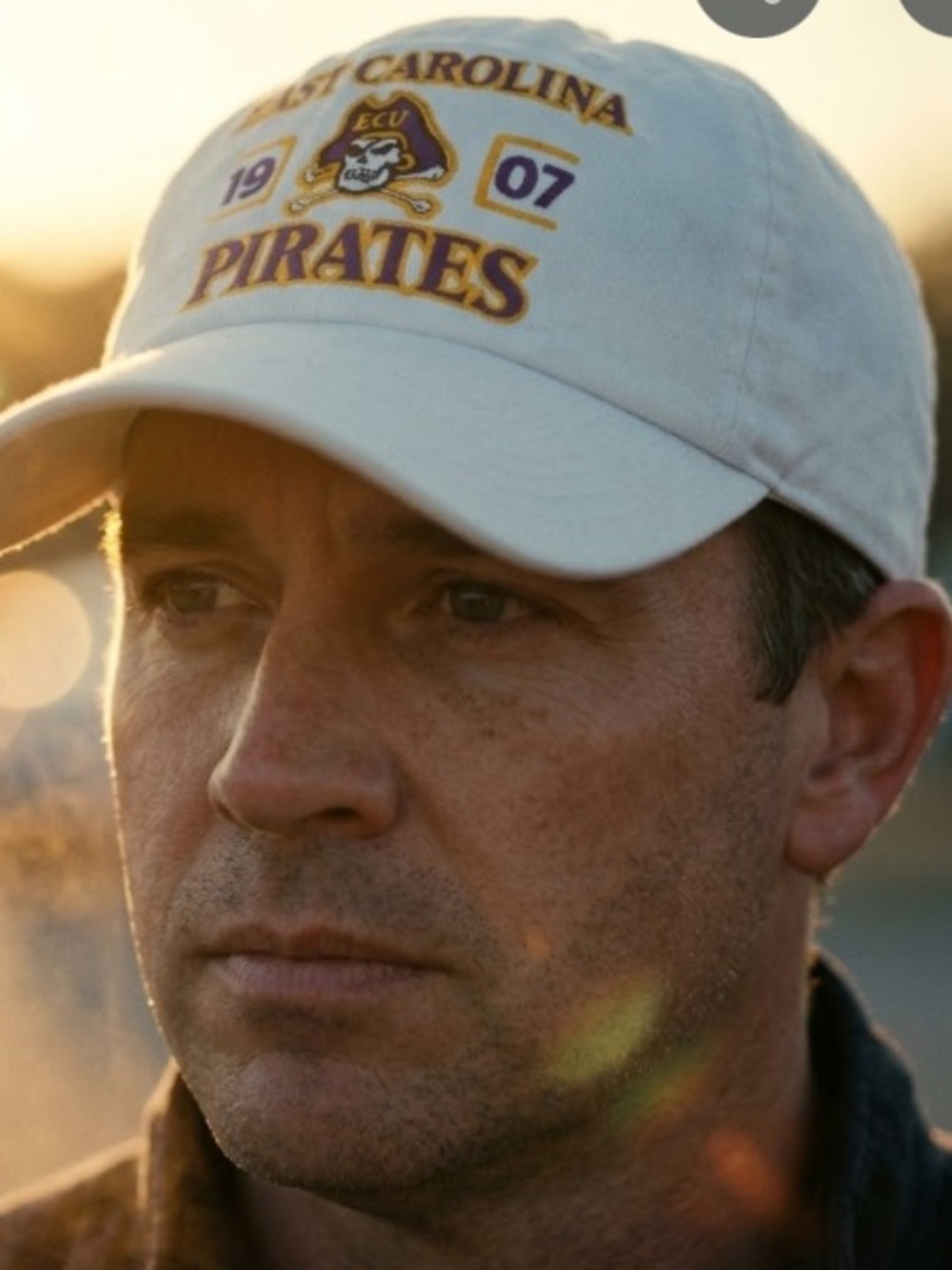 East Carolina Pirates White Cap
